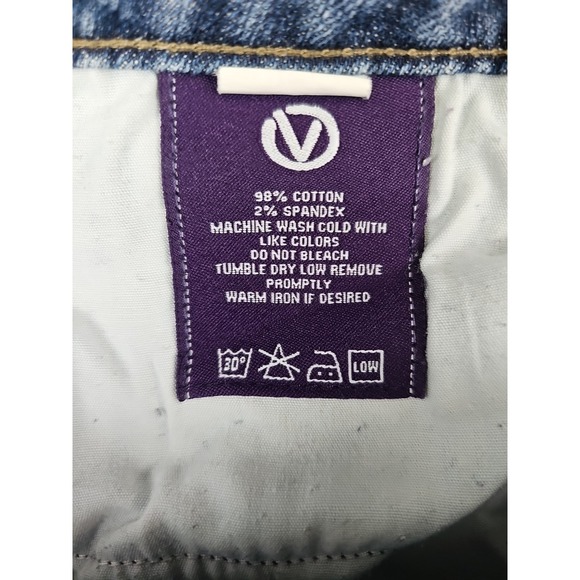 Vigoss Jeans Women 29x31 Boot Cut Low Rise Stretch Distressed Flap Pockets - Picture 5 of 9